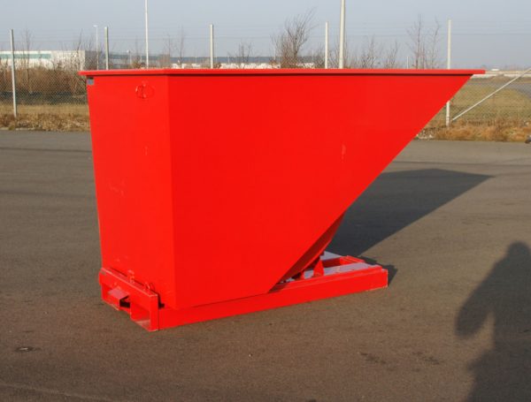 Tippcontainer Röd 1600L