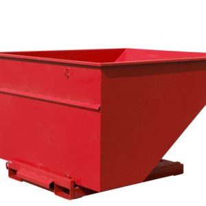 Tippcontainer Röd 3000L